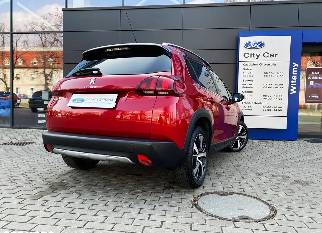 Peugeot 2008 cena 55900 przebieg: 70747, rok produkcji 2017 z Gliwice małe 781